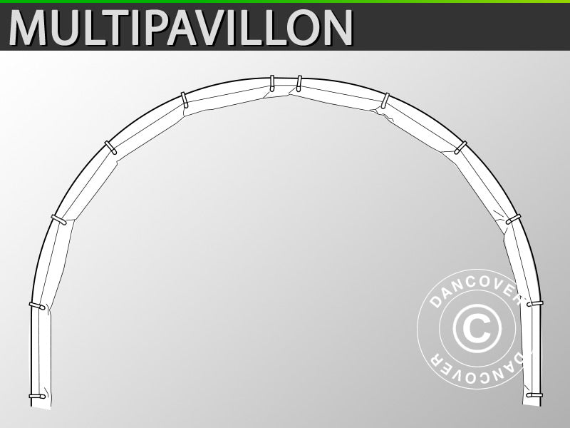 Kupoltält Multipavillon regnränna