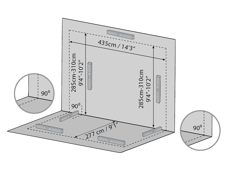Uterum SanRemo, Palram/Canopia, 3x4,25m Antracit