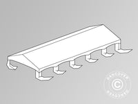 Takduk för Partytält Original 5x10m PVC, "Arched", Vit