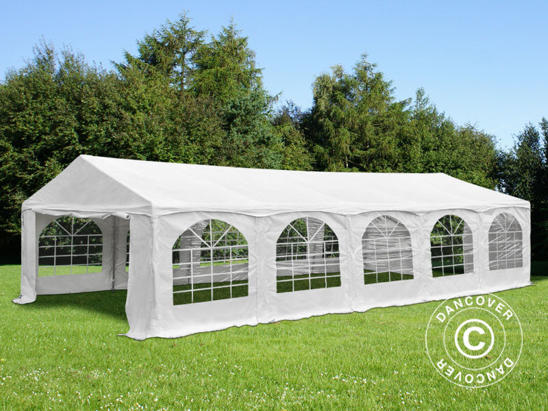 Partytält Original 5x10m PVC 900, "Arched", Vit