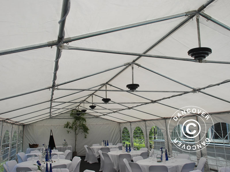 Partytält Exclusive 6x12m PVC 900, Vit
