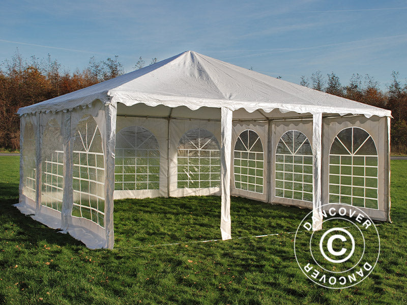 Pagoda tält Exclusive 6x6m PVC, Vit
