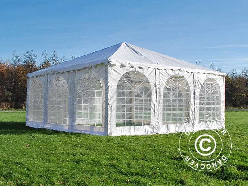 Pagoda tält Exclusive 6x6m PVC, Vit
