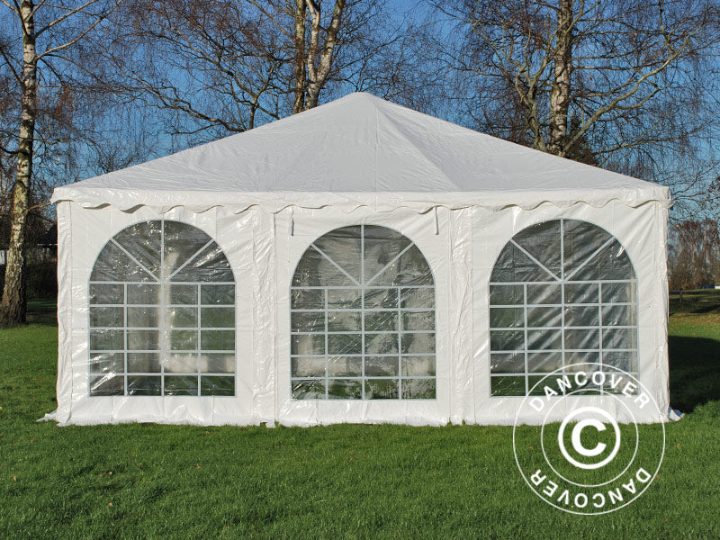 Pagoda tält Exclusive 6x6m PVC, Vit