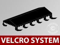 Takduk för Partytält UNICO, PVC/Polyester, 5x10m, Svart