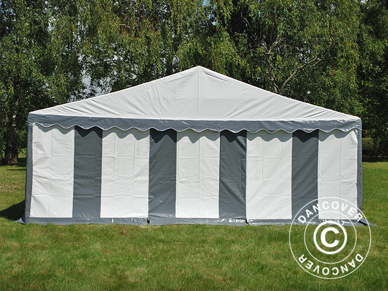 Partytält Exclusive 6x10m PVC 900, Grå/Vit