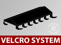 Takduk för Partytält UNICO, PVC/Polyester, 6x12m, Svart