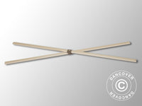 Komplett stomme (sax system), 1,5m, Grått beslag