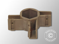 Toppbeslag för mitten ben, Grå