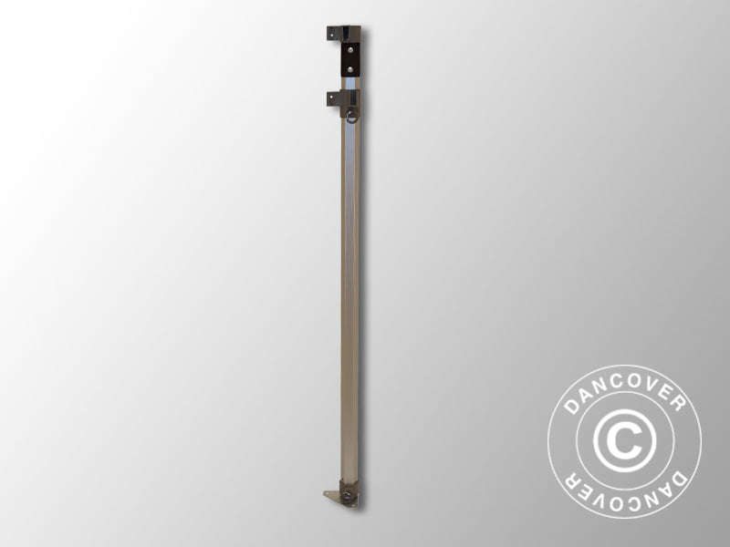 Komplett hörn ben 2,09/2,39m, Grått beslag