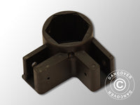 Toppbeslag för hörn ben, Svart