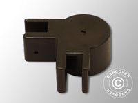 Toppbeslag för hörn ben, Svart