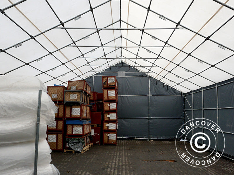 Tälthall Titanium 8x9x3x5m, Vit/Grå