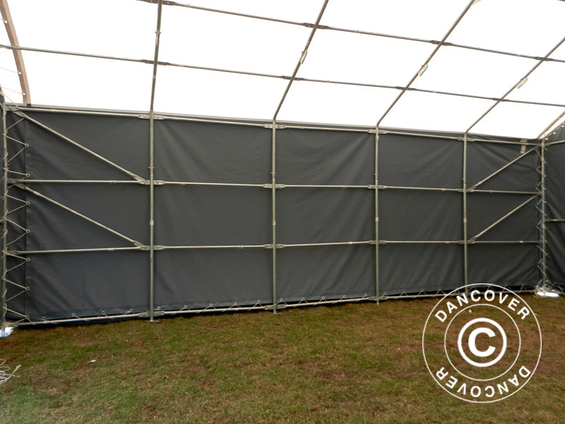 Tälthall Titanium 8x9x3x5m, Vit/Grå