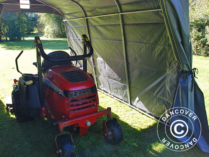 Förrådstält PRO 2,4x3,6x2,34m PVC, Grå