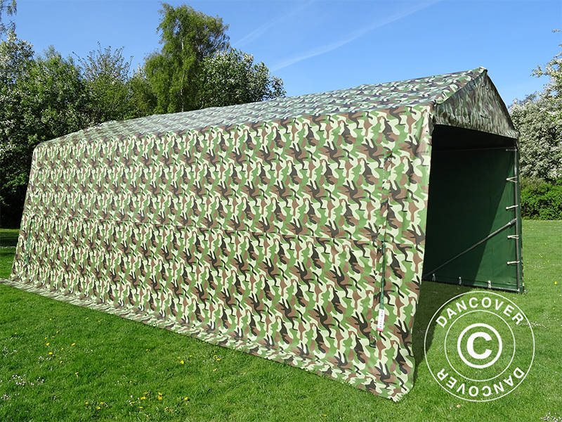 Garagetält PRO 3,3x6x2,4m PVC, Camouflage