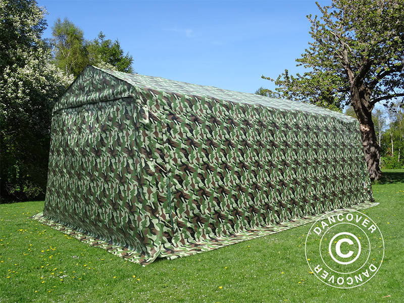 Garagetält PRO 3,3x6x2,4m PVC, Camouflage