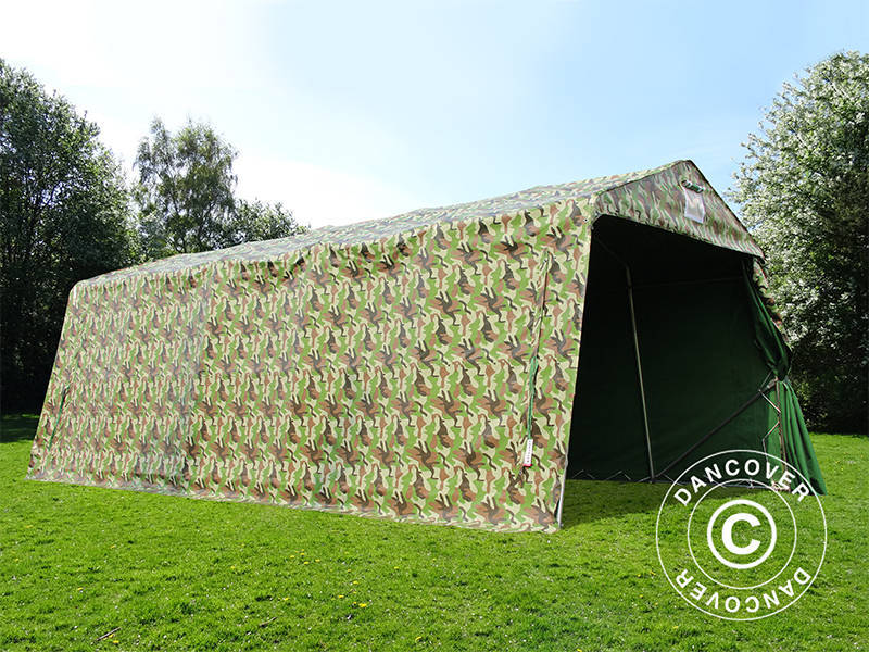 Garagetält PRO 3,3x6x2,4m PVC, Camouflage