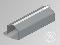 Taköverdrag för lagertält PRO 6x18m PVC med takpanel, Grå