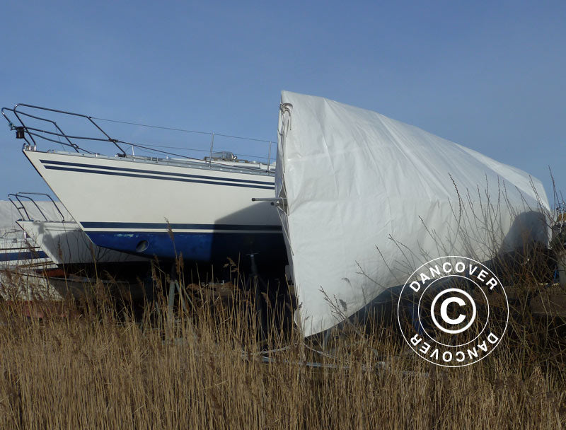 Presenning 6x12m, PE 300g/m², Vit