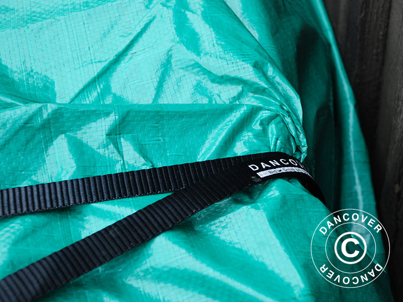 Presenning 10x15m, PE 65g/m², Grön