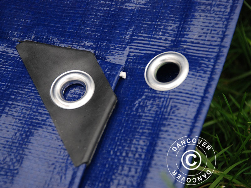 Presenning 6x8m, PE 250 g/m² Blå