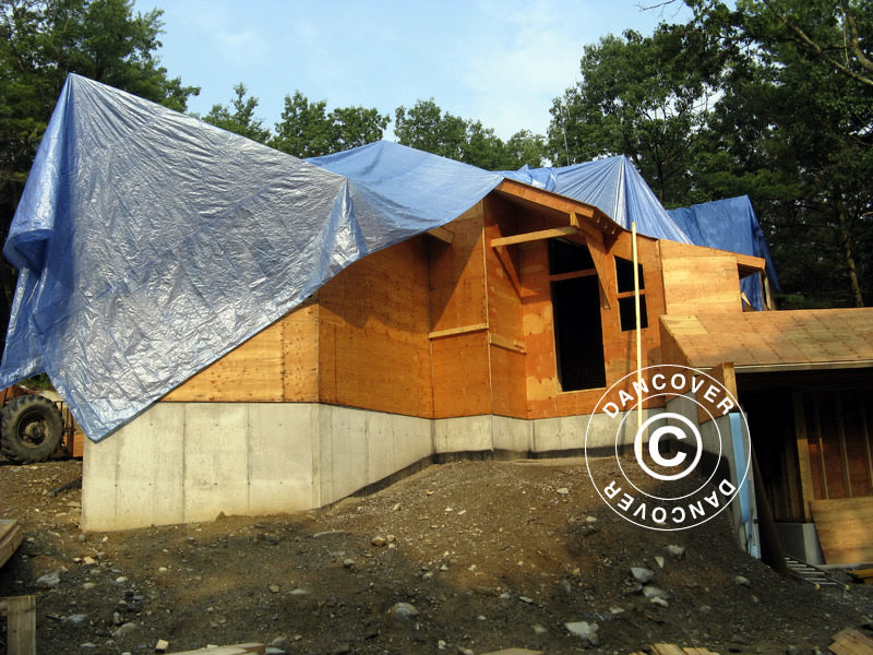 Presenning 6x8m, PE 250 g/m² Blå