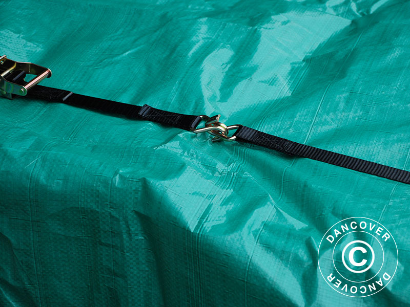 Presenning 8x12m PE 65g/m², Grön