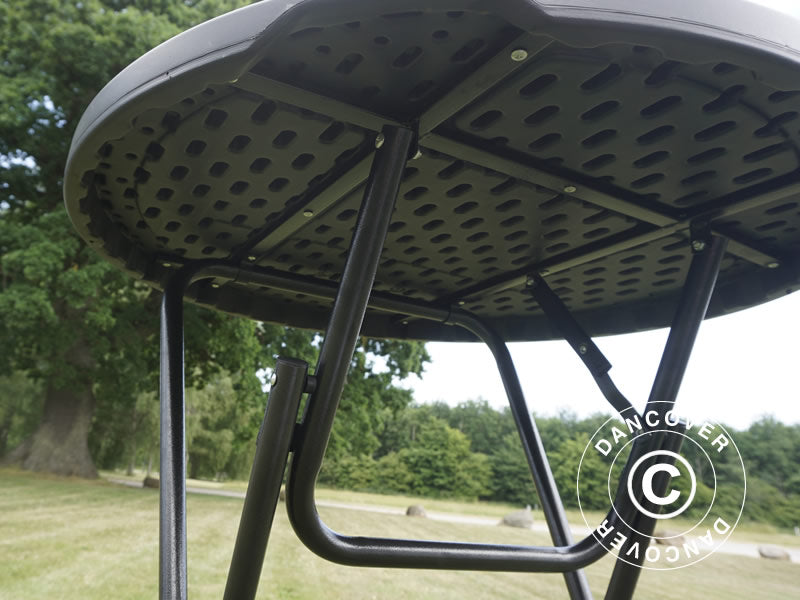 Runt Barbord PRO Ø80x110cm, Svart