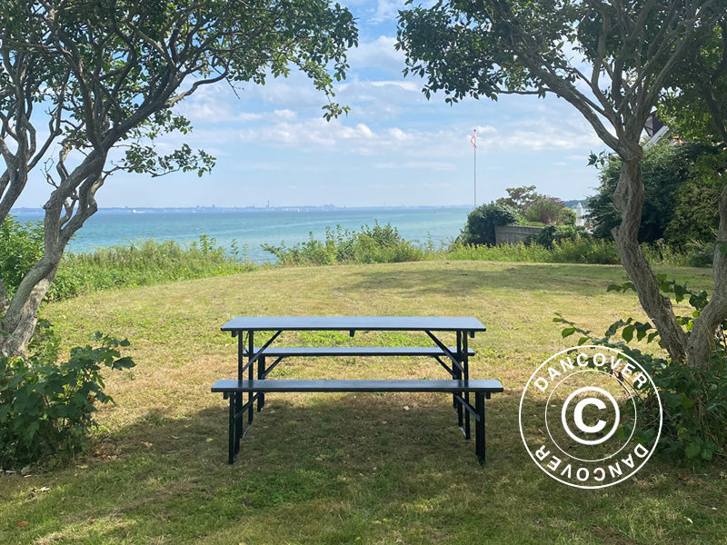 Bord och bänkset PRO 200x60x78cm, Svart