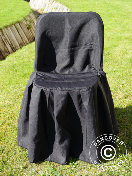 Stolsöverdrag till 44x44x80cm fällstol, Svart