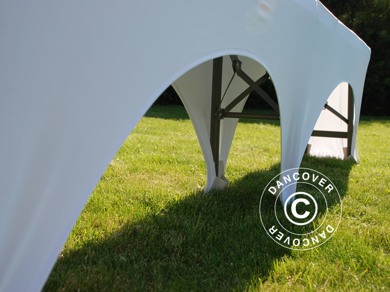 Bänköverdrag med stretch 183x28x43cm, Vit