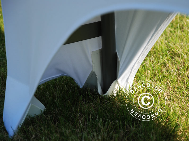 Bänköverdrag med stretch 183x28x43cm, Vit