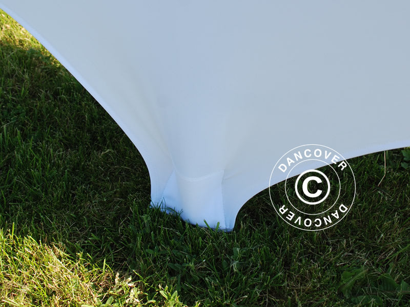 Bänköverdrag med stretch 183x28x43cm, Vit