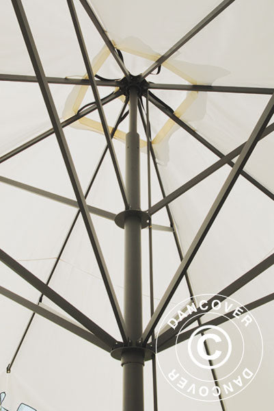 Parasoll Capri, 6x6m, Naturfärgat