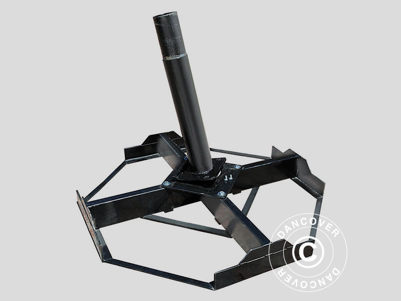 Parasoll Capri, 6x6m, Naturfärgat