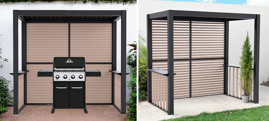 Försköna din trädgård med en paviljong eller en grillpaviljong