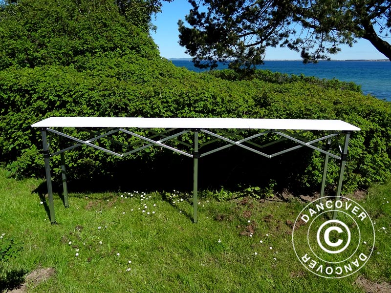 FleXtents PRO fällbord, 2m, Vit