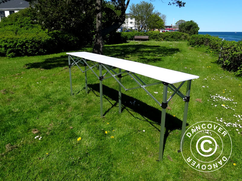 FleXtents PRO fällbord, 2m, Vit