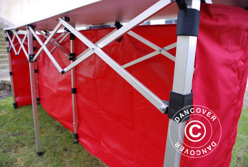 Sidopanel för FleXtents PRO disk, 3m, Röd