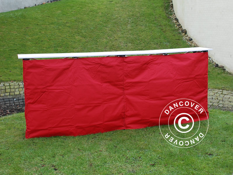 Sidopanel för FleXtents PRO disk, 3m, Röd