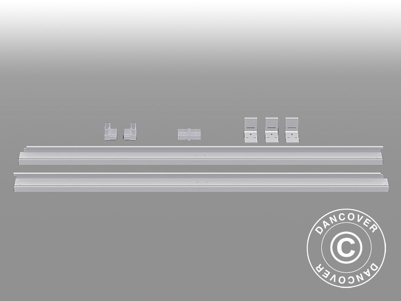 Väggfäste för San Pablo paviljong 3x5,8m och 4x5,8m, Vit, 3 st.