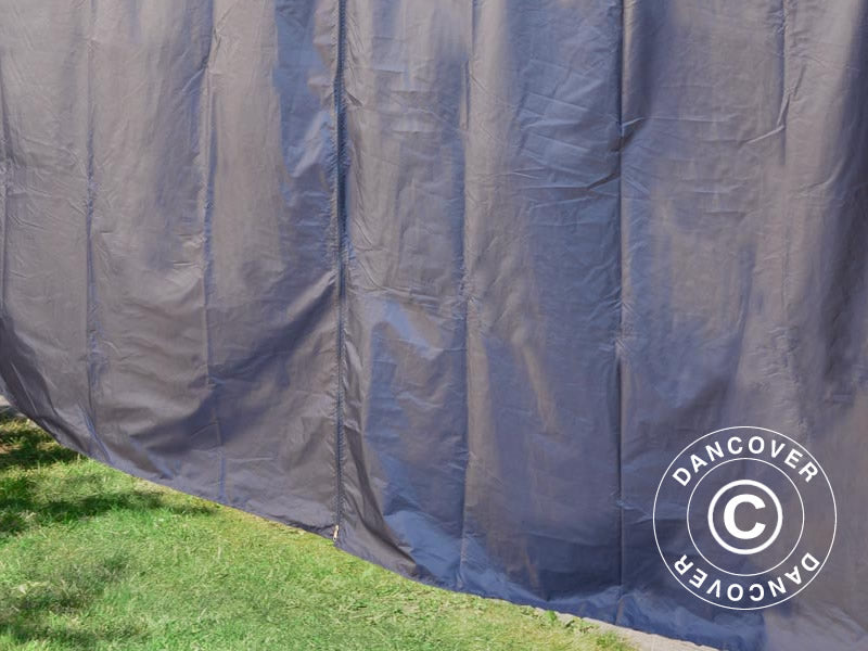 Sidoväggar till paviljong Martinique, 4 st., Grå