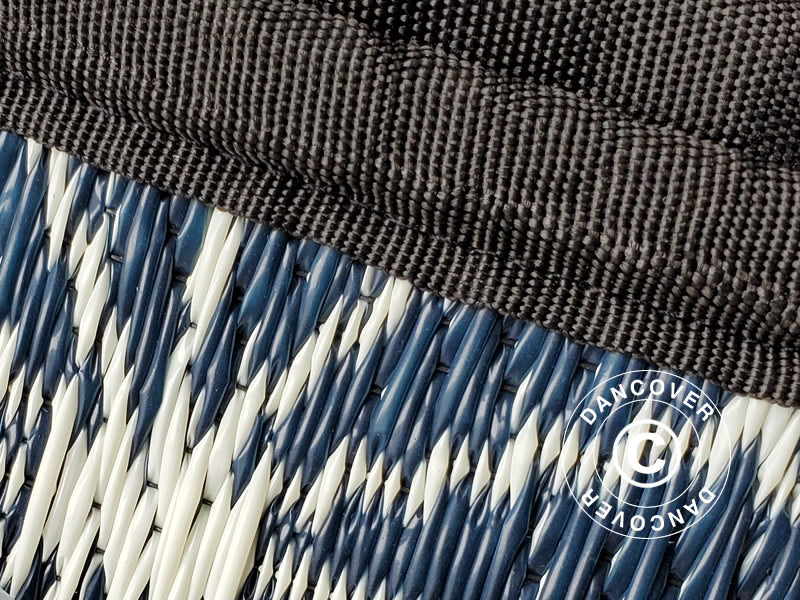 Glampingtältmatta för 6m TentZing® tält, 2 st., Blå/Vit