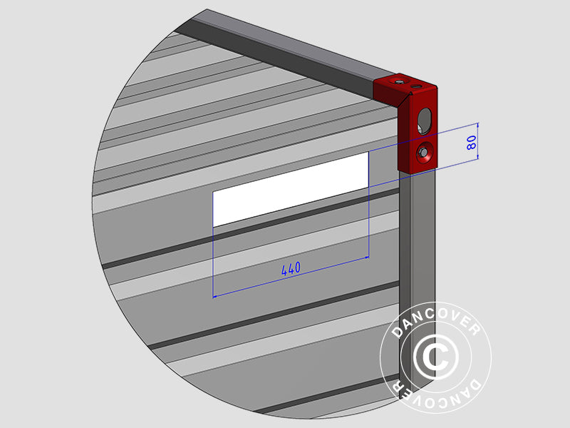 Ventilationsgaller för container, Orion