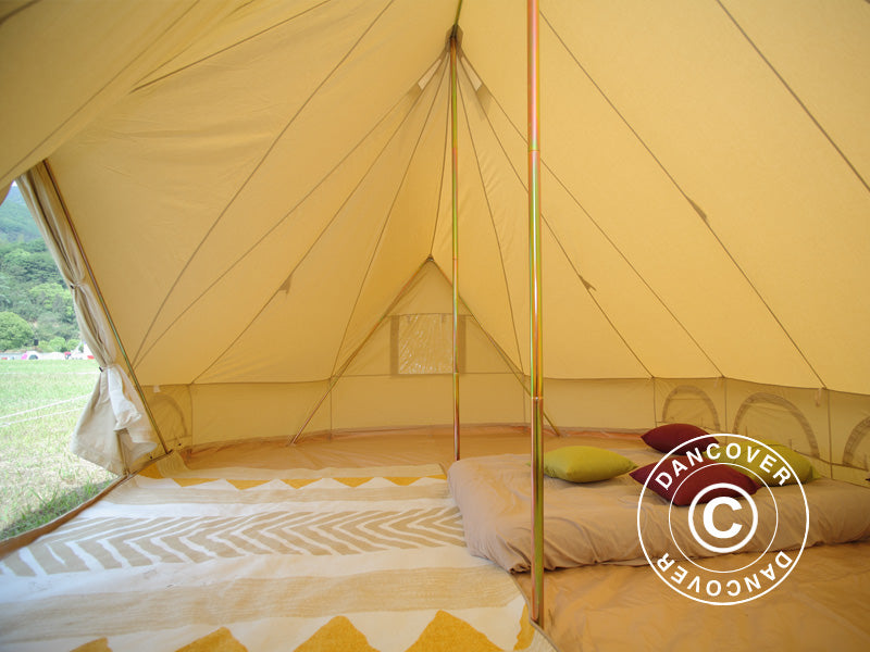 Glampingtält för glamping, TentZing®, 4x6m, 12 Pers, Sand
