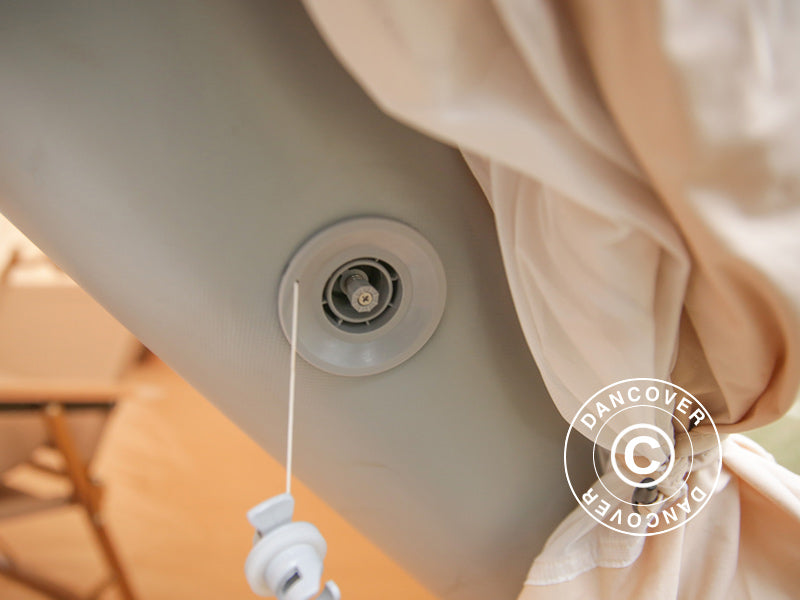 Glampingtält, uppblåsbart, TentZing®, 4x4m, 5 Personer, Sand