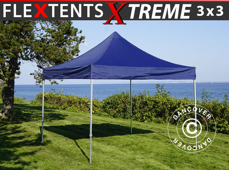 Snabbtält FleXtents Xtreme 50 3x3m Mörkblå