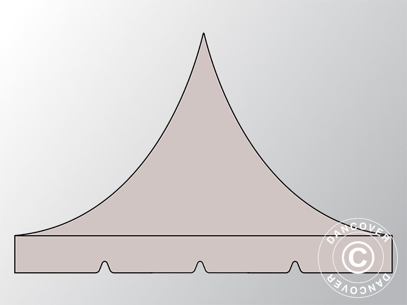 Takduk för Snabbtält FleXtents PRO Pagoda 3x3m, Latte