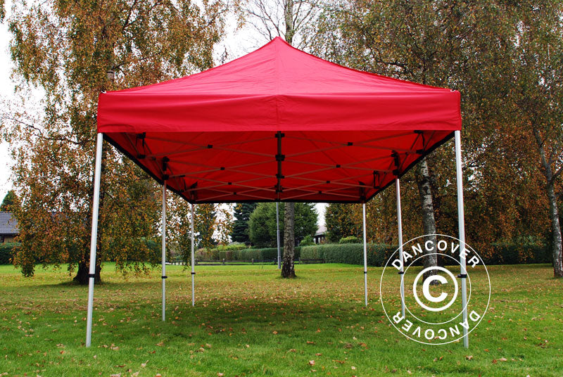 Snabbtält FleXtents Xtreme 50 3x6m Röd, inkl. 6 sidor